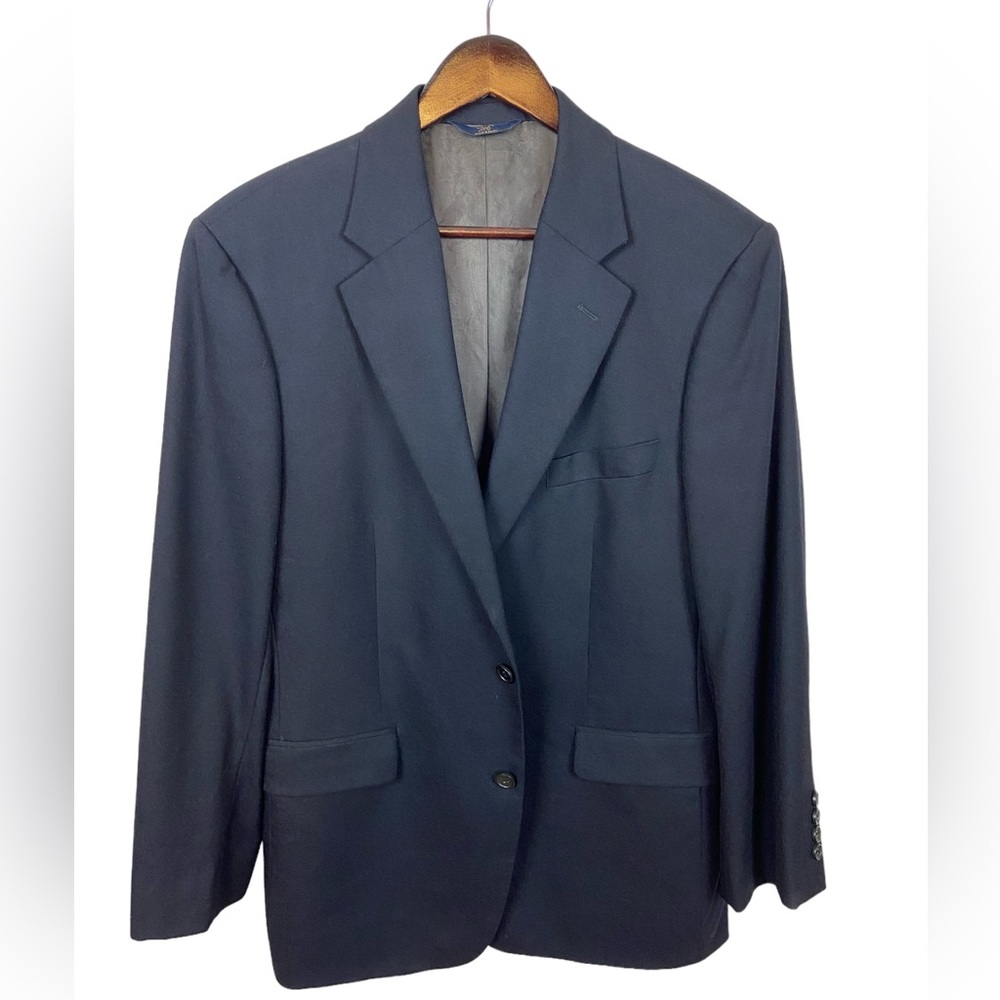 Brooks Brothers Men's 42R 346 Navy Wool Blazer
